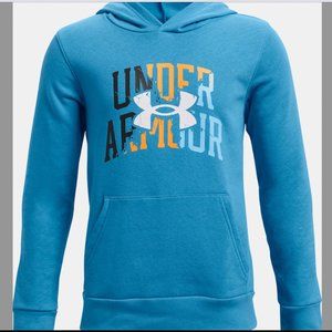 NWT Under Armour Boys' UA Rival Fleece Layers Hoodie